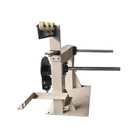 Pneumatic Tension Coil Stand - 600mm & 400mm Spindle Heights, 200kg Capacity | Automatic Feeding System, Pneumatic Drive, 350mm Coil Diameter