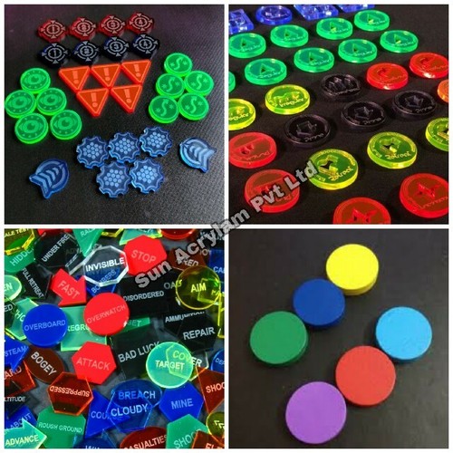 Round Customized Plastic Token