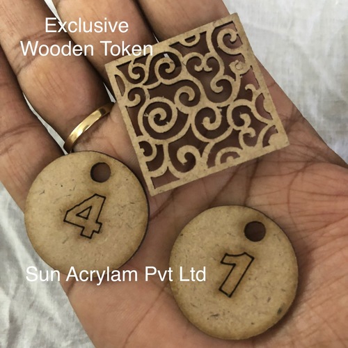 Wooden Whole Token Thickness: 3 Millimeter (Mm)