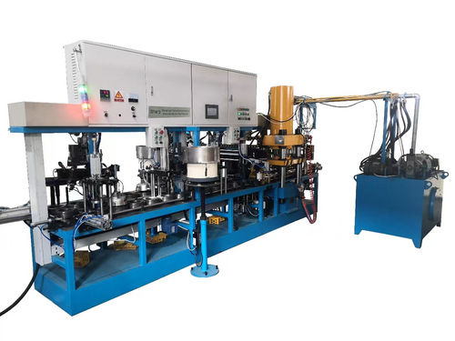 Blue Full Automatic Cutting Disc Making Machine