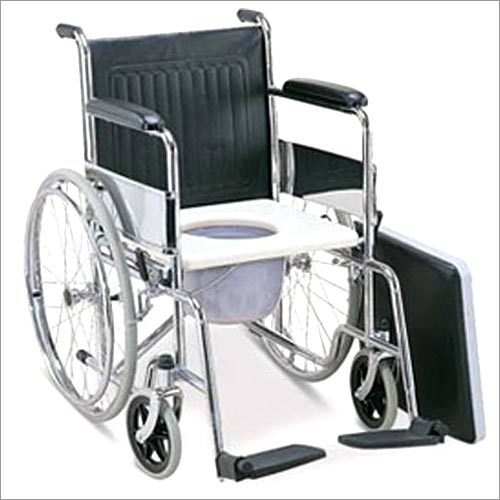 Folding Commode Wheelchair