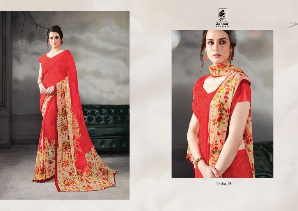 Stylish Printed Sarees Online Shopping