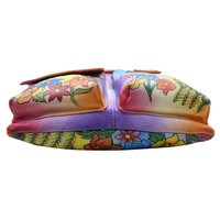 Women Hand Painted Leather Sling Bag