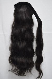 Ponytail Extension Human Hair - Color: Refer Color Chart