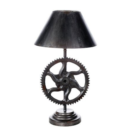 Multicolour Wooden Gear Lamps