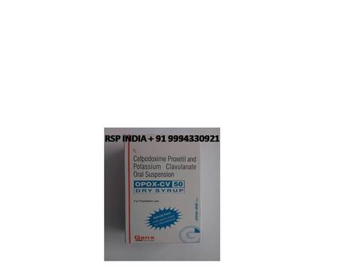 Opox Cv 50Mg Dry Syrup 30Ml Application: For Hospital And Clinical Purpose