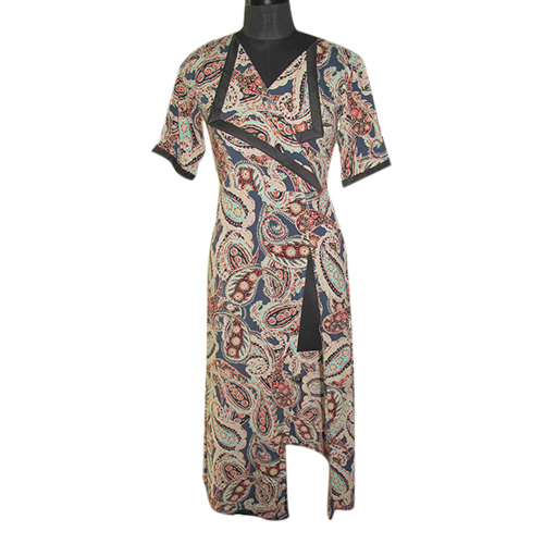Multi Color Ladies Gown Dress
