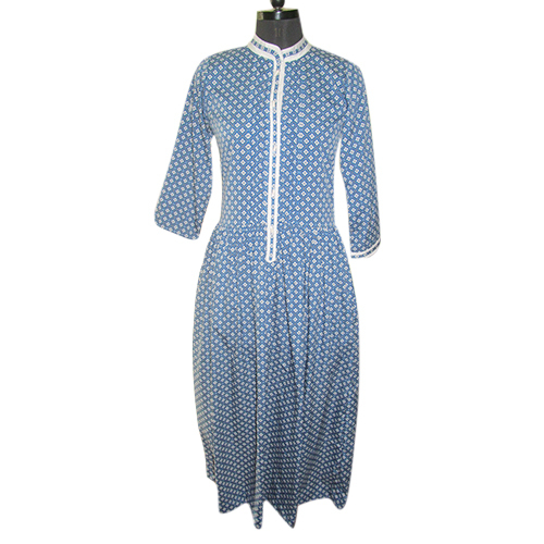 Blue Ladies Dress
