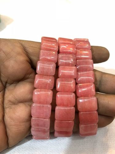 Peach Moonstone Bracelets Grade: Good Quality