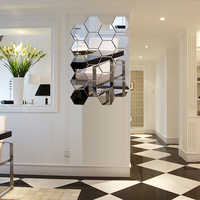 3d Hexagon Wall Decor Sticker(medium)