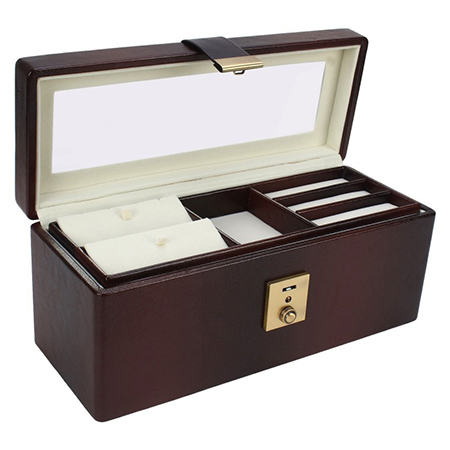 Jewellery Organiser Jewelry Box with Lock (Bank Locker Size)