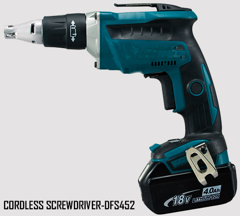 Sea Green Cordless Screwdriver-Dfs452