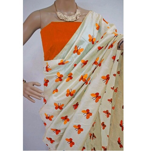 New Ladies wear Embroidery Silk Sarees