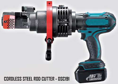 Sea Green Cordless Steel Rod Cutter