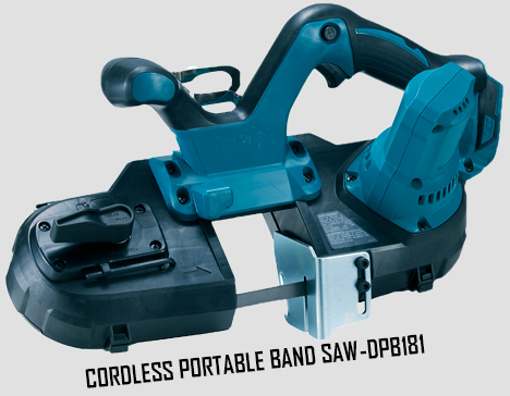 Sea Green Cordless Portable Band Saw