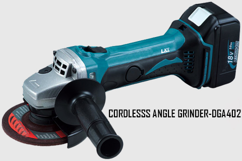 Sea Green Handheld Cordless Angle Grinder