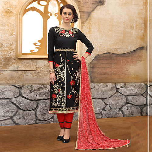 Black & Red Designer Wedding Wear