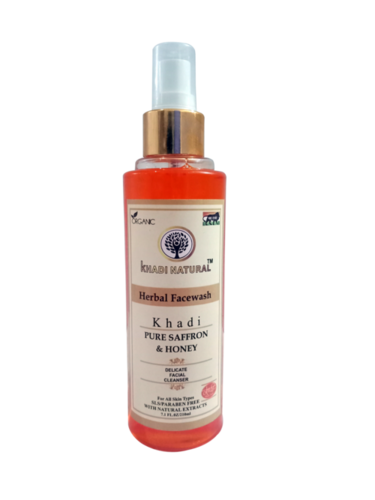 Khadi Natural Pure safforn & Honey Herbal facewash