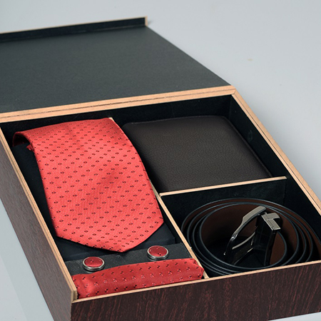 Tie Belt Wallet Gift Set Box