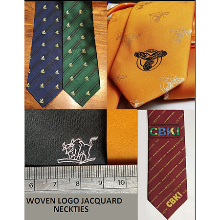 Silk Neckties Customized Logo