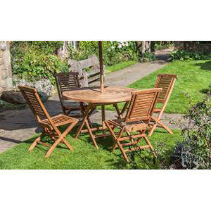 Garden Wooden Furniture - Seasoned Wood, Variable Dimensions, Coated Finish | Weather Resistant, Borer & Termite Resistant, Comfortable Seating