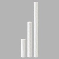 Wound Filter Cartridge - 100% Polypropylene, 10"/20"/30"/40" Lengths, 1-20 Micron Rating, Double Open End, 80 Psi Max Pressure