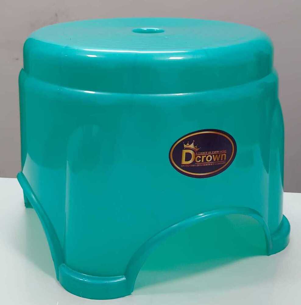 Green Plastic Stool