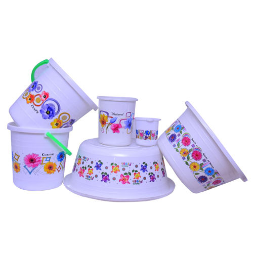 Plastic Bathroom Set