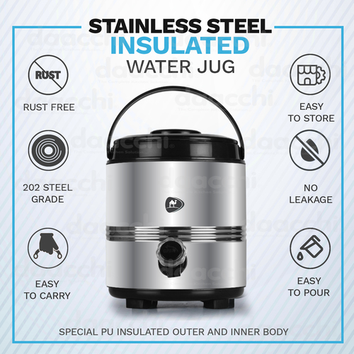 Insulated Stainless Steel Water Jug