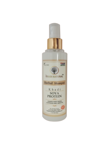 Khadi Natural Soya Protien Herbal Shampoo 210 ml - SLS/Paraben Free