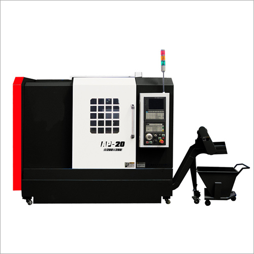 Black Slant Bed Cnc Lathe