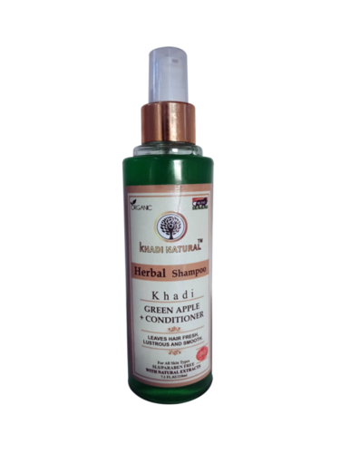 Khadi Natural Green Apple + Conditioner Herbal Shampoo