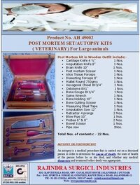 Post Mortem For Large Animal - Material: Steel