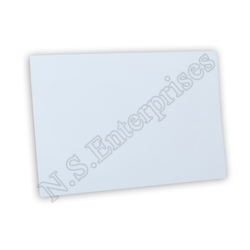 A4 White Metal Sheet - Metal Material, Rectangular Shape, White Color | Durable and Versatile for Various Applications