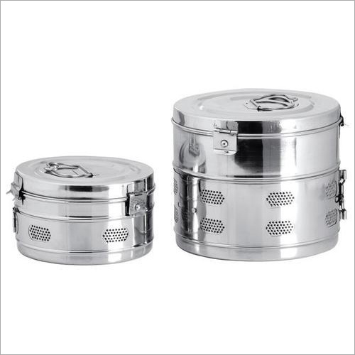Dressing Drums - Stainless Steel Various Sizes | Removable Band Drop-Down Hasps Corrosion Resistant Durable Polished Finish