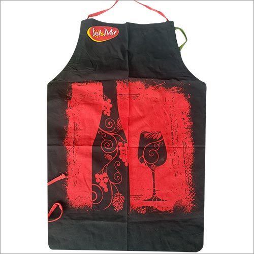 Black And Red Kitchen Apron