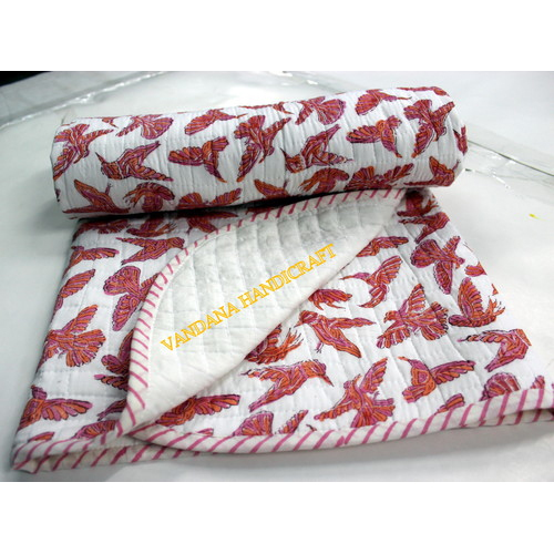 Sanganeri Block Printed Baby Quilts 100% Cotton