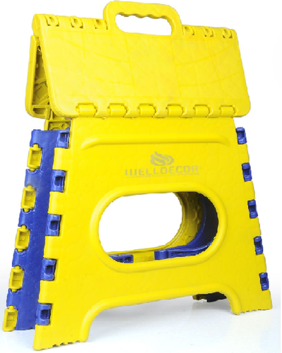 Multi Color Polypropylene Plastic Folding Stool