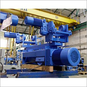 Normal headroom single girder electric hoists ready for curves