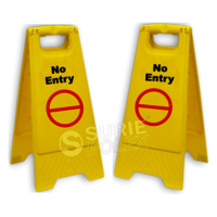 Caution Board- No Entry