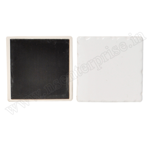 White Ceramic Fridge Magnet