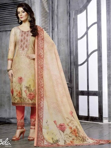 Crepe Printed Salwar Kameez