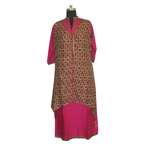 Ladies C Cut Kurti Double Palla