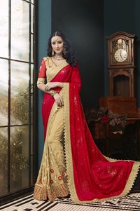 Stone Work Georgette Saree