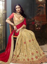 Stone Work Georgette Saree