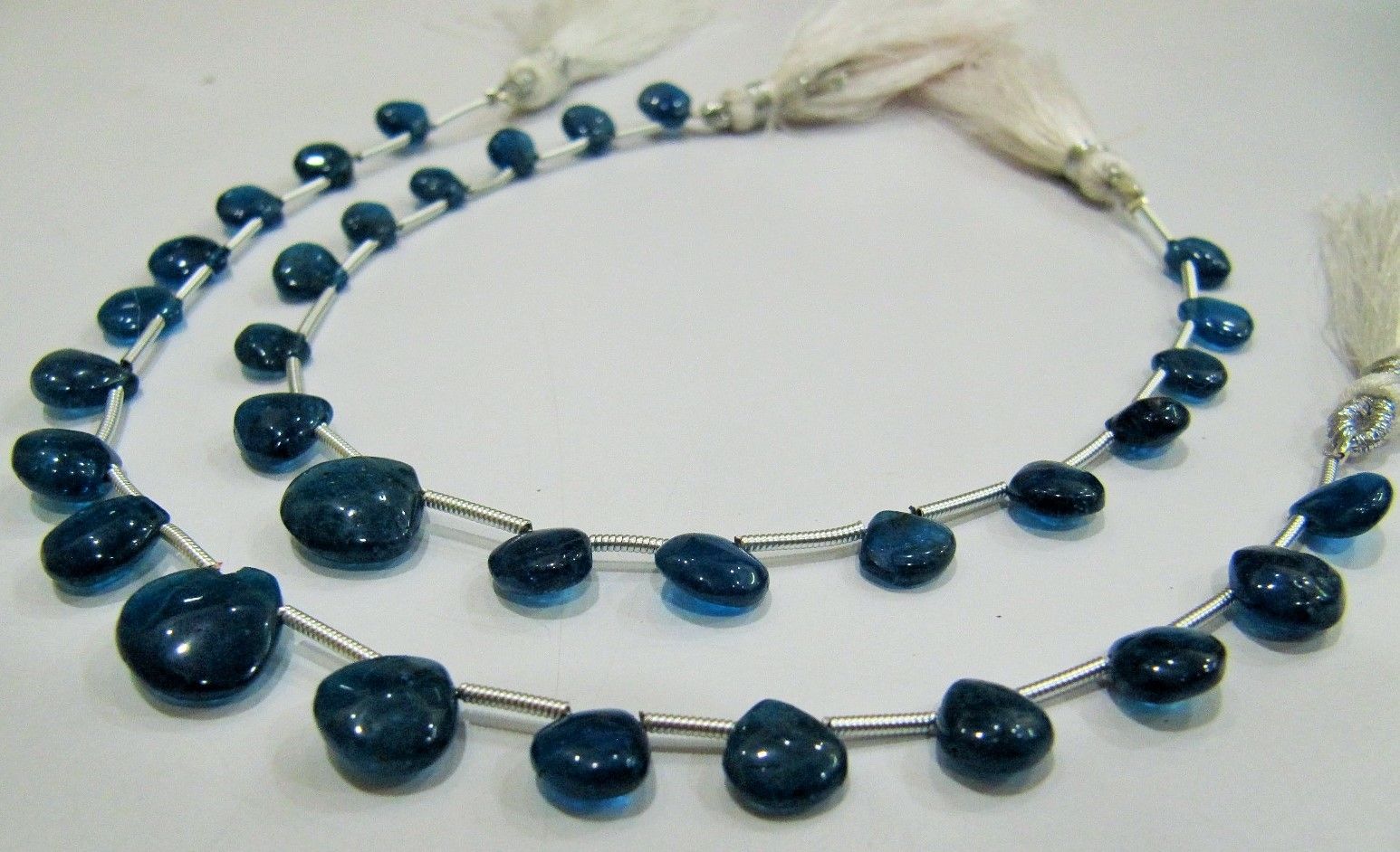 AAA Quality Natural Neon Apatite Heart Shape Beads .