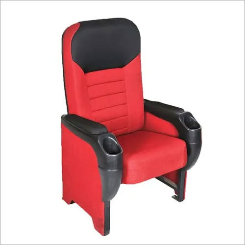 Red Push Back Multiplex Chair