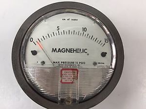 Dwyer 2000-15CM Magnehelic Differential Pressure Gauge