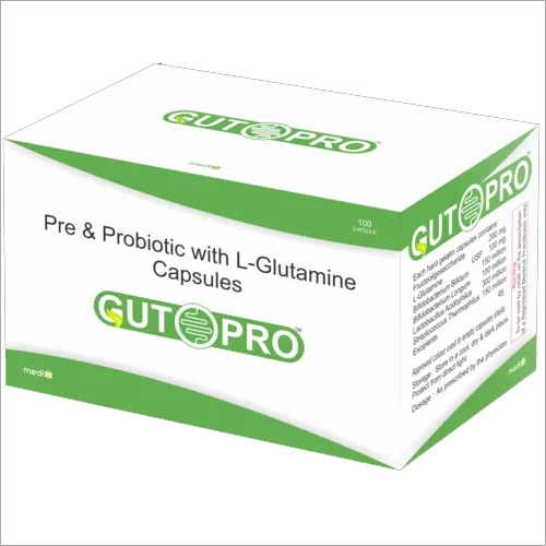 Pre & Probiotic With L- Glutamine Capsules General Medicines