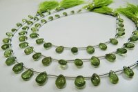 AAA Quality Natural Green Apatite Gemstone Pear Shape  beads